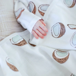 Муслиновое лёгкое одеяло Mjölk Кокосы