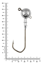 Джиг некрашеный Stinger Eye Jig, крючок Vido Craft VD-079 6/0 (3шт/уп)