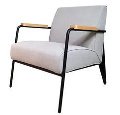 Кресло Fauteuil de Salon, серое