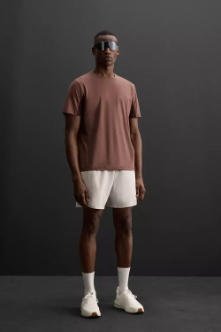 ZARA ФУТБОЛКА В СТИЛЕ КОЛОР-БЛОК, БУРГУНДИ