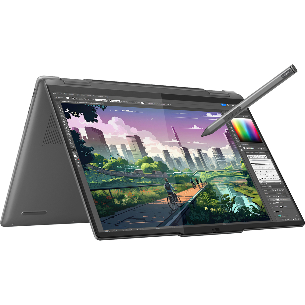 Ноутбук  Lenovo Yoga 7 2-in-1 14AHP9 14 ", Ryzen 7, 16 Гб RAM, 1 Тб SSD, Radeon Graphics, Серый