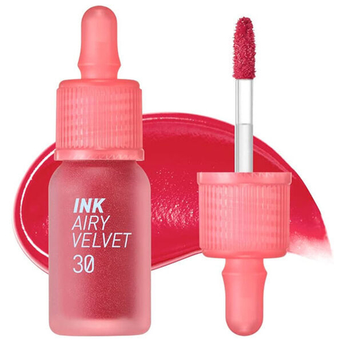 Стойкий вельветовый тинт для губ Peripera Ink Airy Velvet #30 Wake Up Cherry, 4г