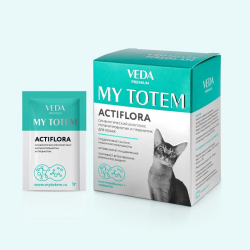 My Totem Actiflora синбиотический комплекс для кошек 1 г, цена за 1 пакетик (в упаковке 30шт)