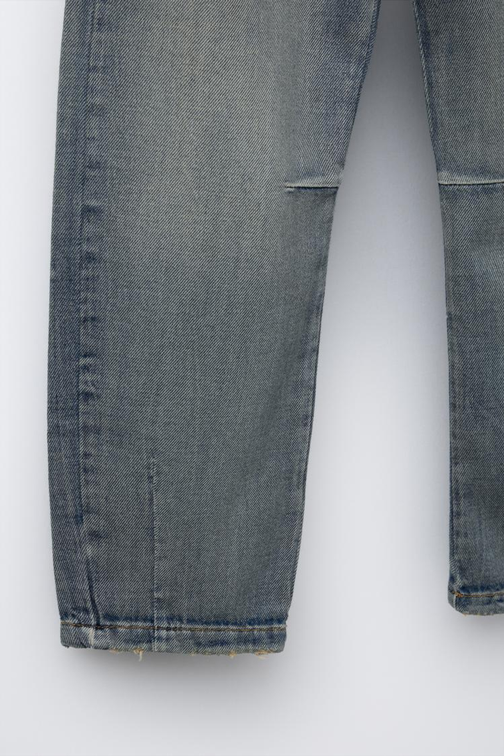 ZARA ДЖИНСЫ RELAXED BALLOON, СИНИЙ