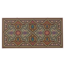 GAEM Игра настольная 2 в 1 ( шашки, нарды) "Восточные", L60 W30 H4 см