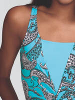 Купальник ортопедический после мастэктомии, слитный Tahiti Amoena, 40В/EU