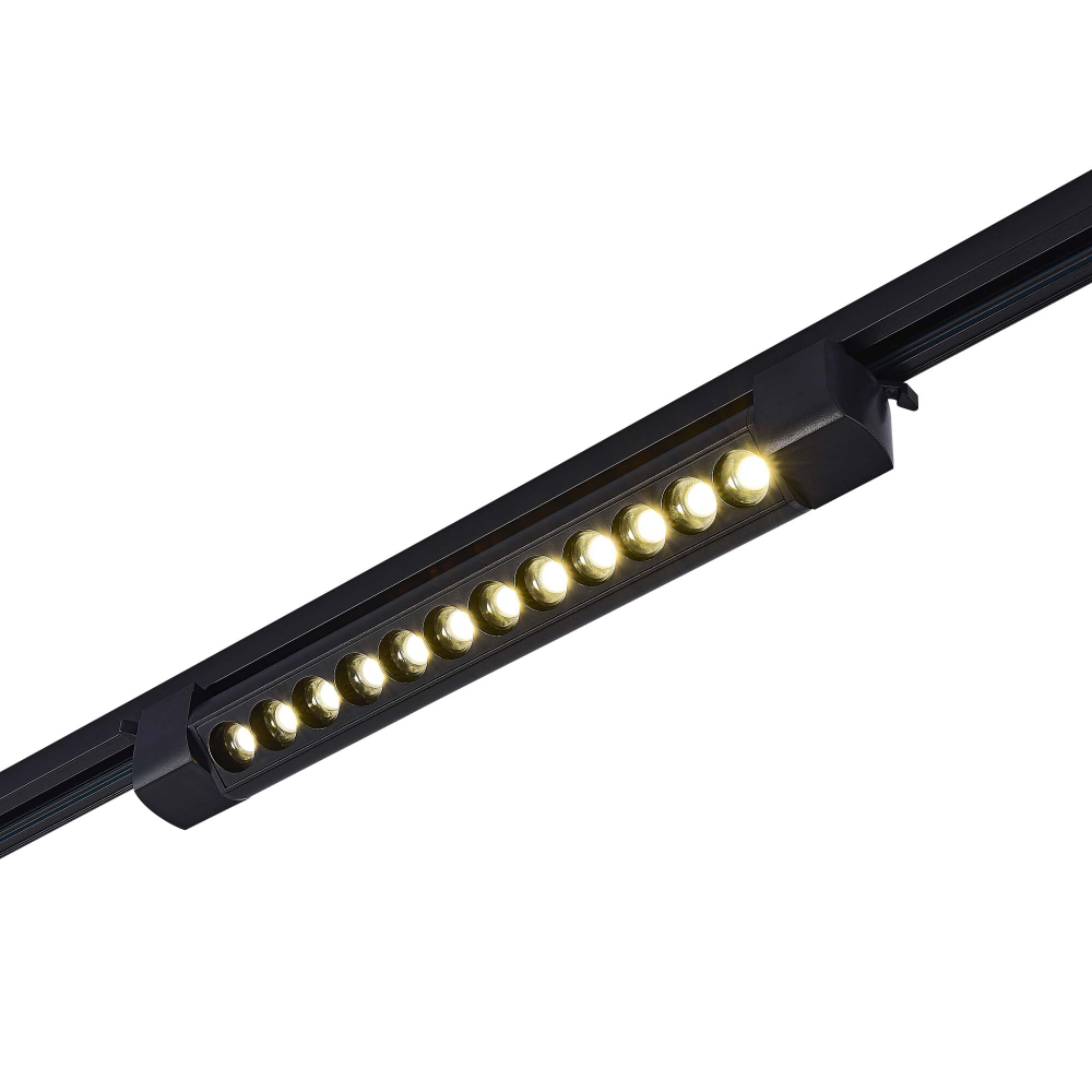 ST367.436.20 Св-к трек. Черный LED 1*20W 3000K 1 500Lm Ra&gt;90 36° IP20 L387xW49xH54 170-240V Однофазная трековая система