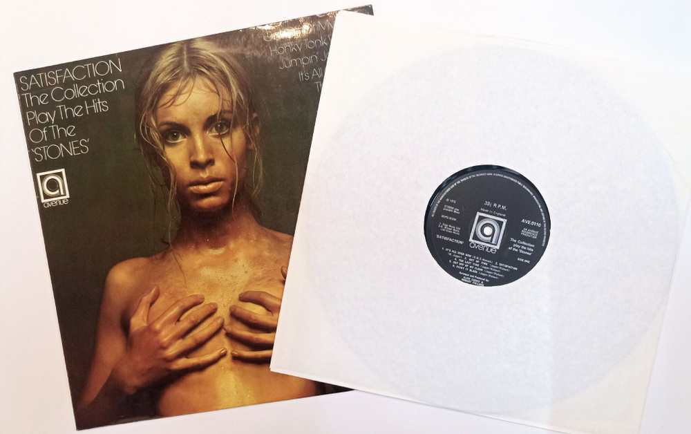 Винтажная виниловая пластинка LP The Collection Satisfaction The Collection Play The Hits Of The Rolling Stones (UK 1972)