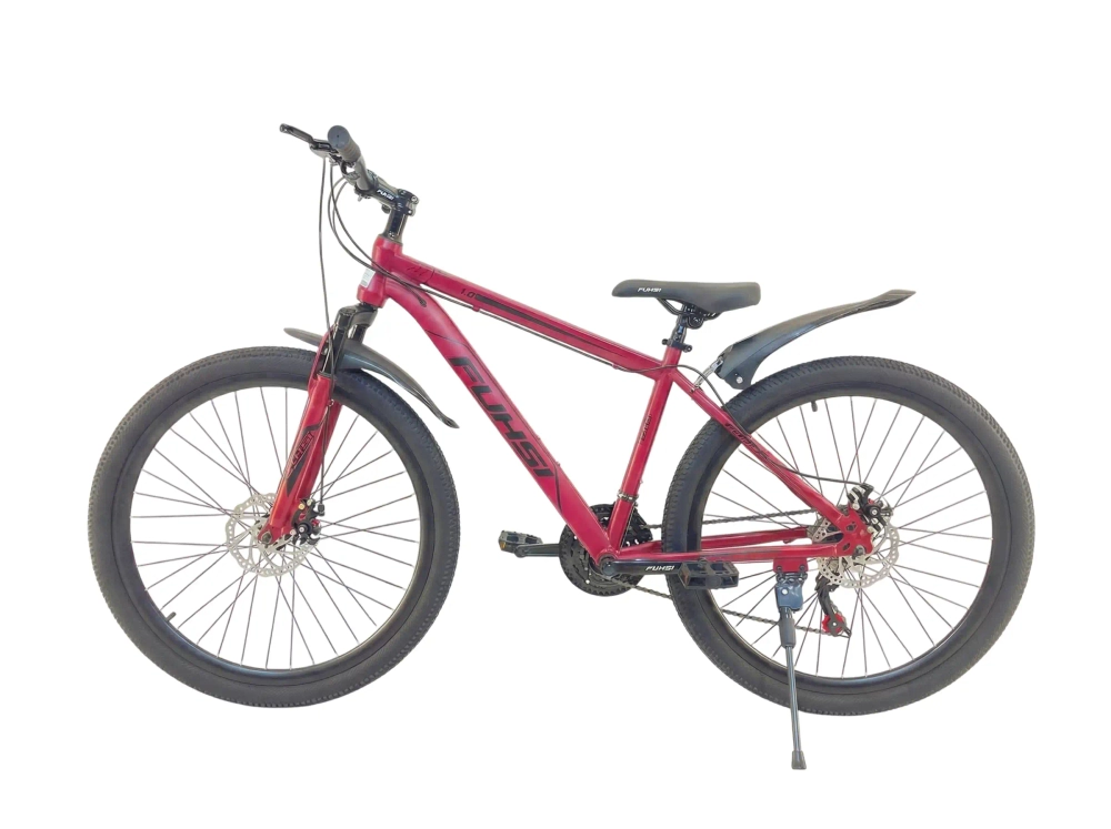 Велосипед Fuhsi 27.5" 21скор (стальная рама, диск. тормоз) Красный (FU-27.5-2)