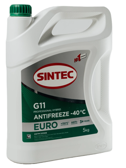 Антифриз Sintec Euro зеленый 5кг
