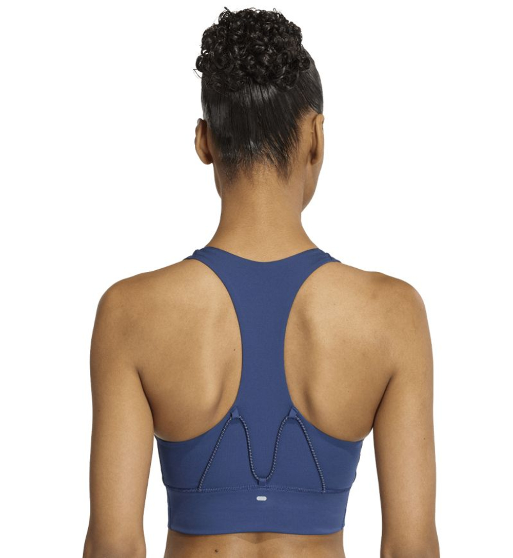Теннисный бюстгальтер Adidas Adi365 Running Pocket Medium Support - tech indigo