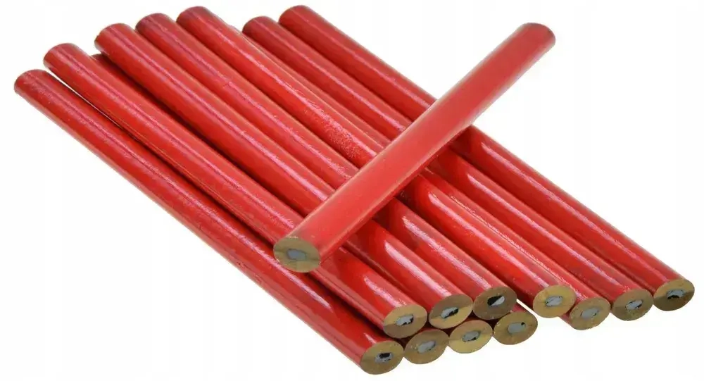 Карандаш малярный разметочный набор 12шт (чёрный грифель)