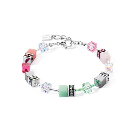 Браслет Coeur de Lion Green-Pink 4023/30-0504