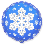 Шар Снежинка, с гелием #411544-HF1