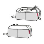 Косметичка travelcase canvas black