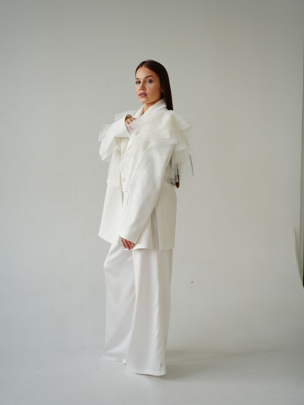 Пиджак "Моя нежность" в жемчужном