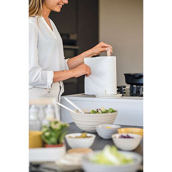 Держатель для бумажных полотенец tierra, 30,5 см, молочный