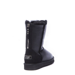 Угги Short Zip Metallic Black