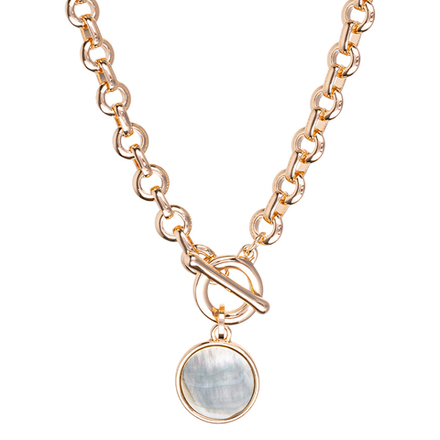 Колье Fiore Luna Mare Black Shell BL6007 G