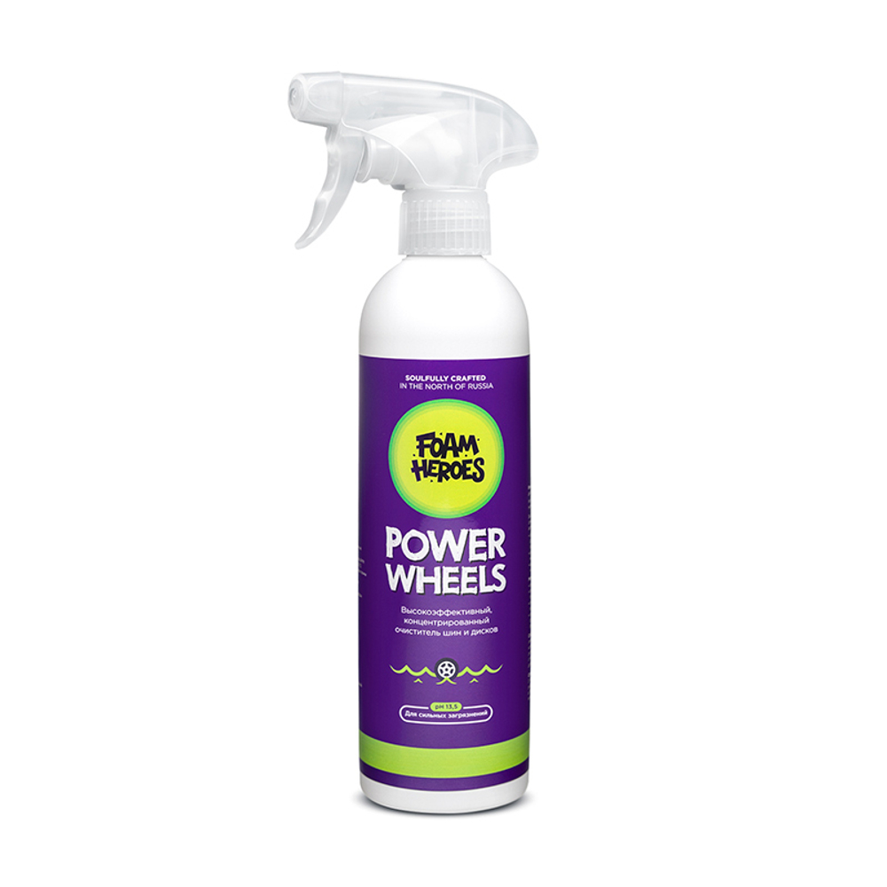 Foam Heroes Power Wheels высокоэффективный очиститель шин и дисков, 500мл