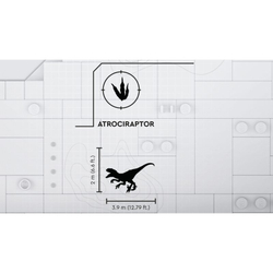 Конструктор LEGO Jurassic World - Побег тираннозавра Рекса и атроцираптора 76948