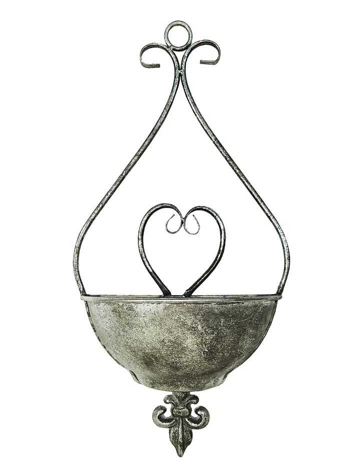 Подвесное кашпо Антик из металла для цветов