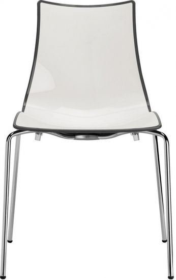 Стул пластиковый Zebra Bicolore 4 legs