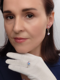 Браслет Миражи с кристаллами-хамелеонами Swarovski