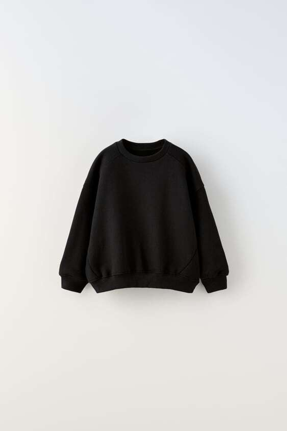 ZARA ТОЛСТОВКА С РАЗРЕЗАМИ, ЧЕРНЫЙ