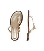 Кожаные вьетнамки DANIELLA Michael Kors - золотой(40S4DNFS1M)