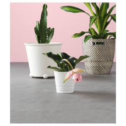 IKEA PS FEJÖ Самополивающийся цветочный горшок, белый, 32 см