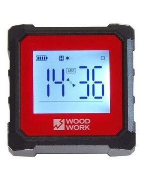 Уклономер цифровой магнитный с лазерной линейкой WOODWORK DA-02