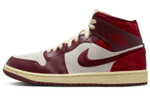 Air Jordan 1 Mid Se 'Red Cream' Women's