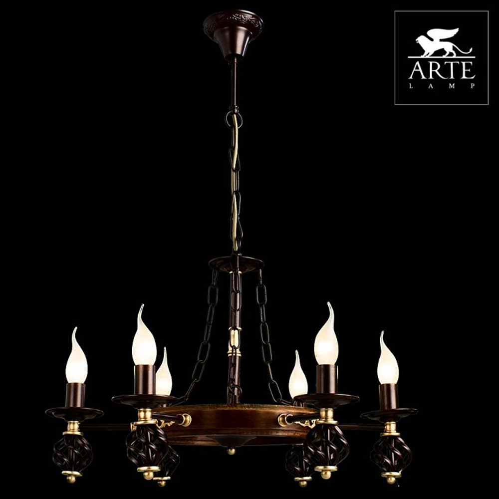 Подвесная люстра Arte Lamp A4550LM-6CK
