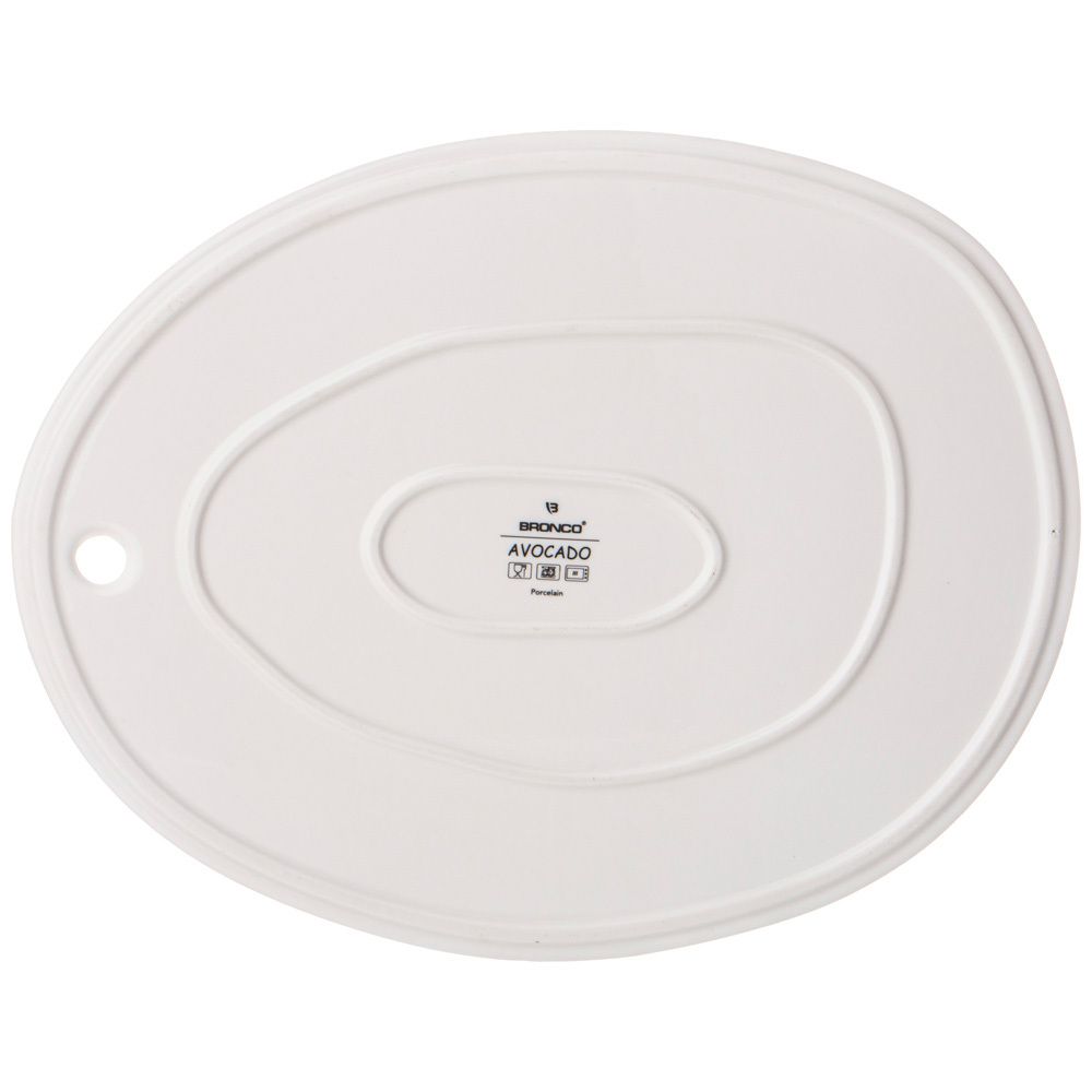 БЛЮДО СЕРВИРОВОЧНОЕ BRONCO "AVOCADO" 32*25*1 СМ (МАЛ.УП.=2ШТ./КОР=16ШТ.)