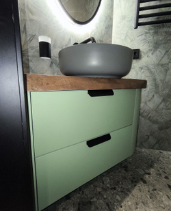 Подвесная тумба с раковиной