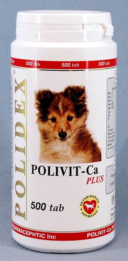 POLIDEX Поливит-Кальций плюс 500 табл.
