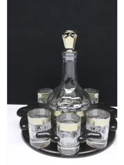 Стопки для водки 6 шт, графин стеклянный