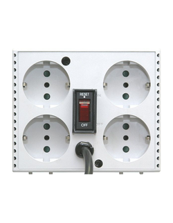 Стабилизаторы напряжения электрического тока Powercom Voltage Regulator, 3000VA, White, Schuko (304923)