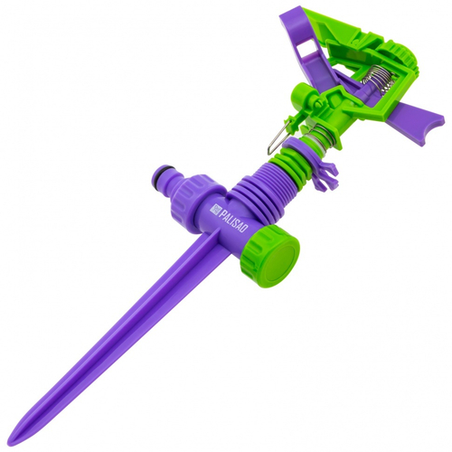 65415 Разбрызгиватель пластиковый импульсный, с регул. угла горизонт. распыления до 26 м//Palisad