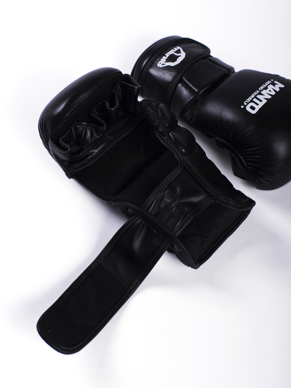 Перчатки MANTO MMA PRO черно-белые