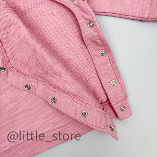 Свитшот из футера "Кошечки и цветочки" розовый зефир