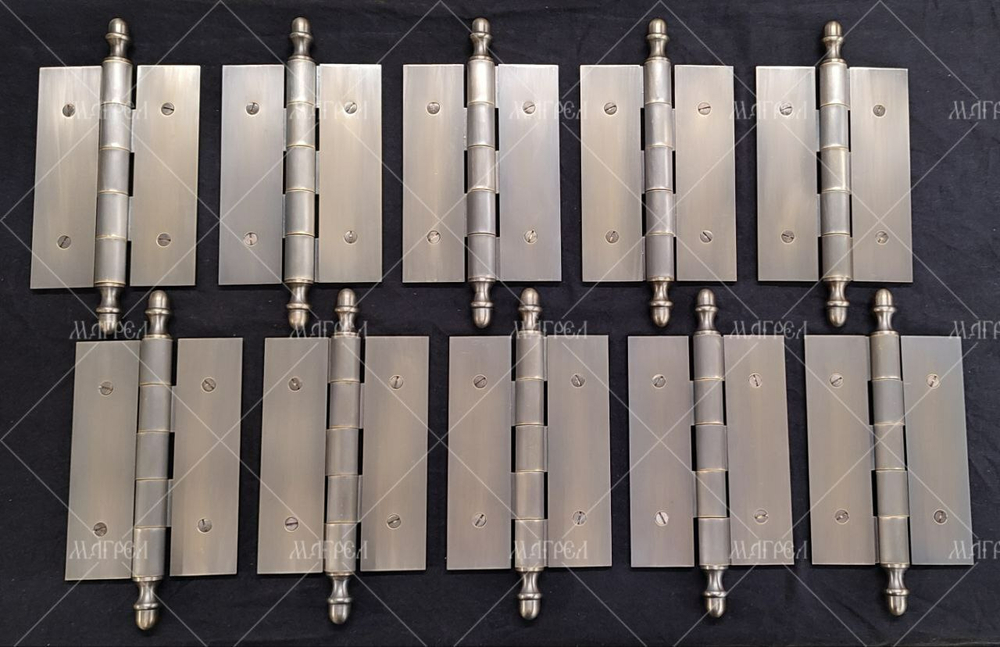 Петли дверные под старину от производителя из латуни