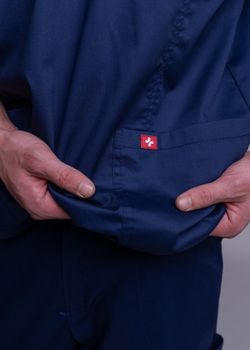 Топ мужской MedicLine т.синий