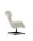 Крутящееся кресло Zalina, белое букле