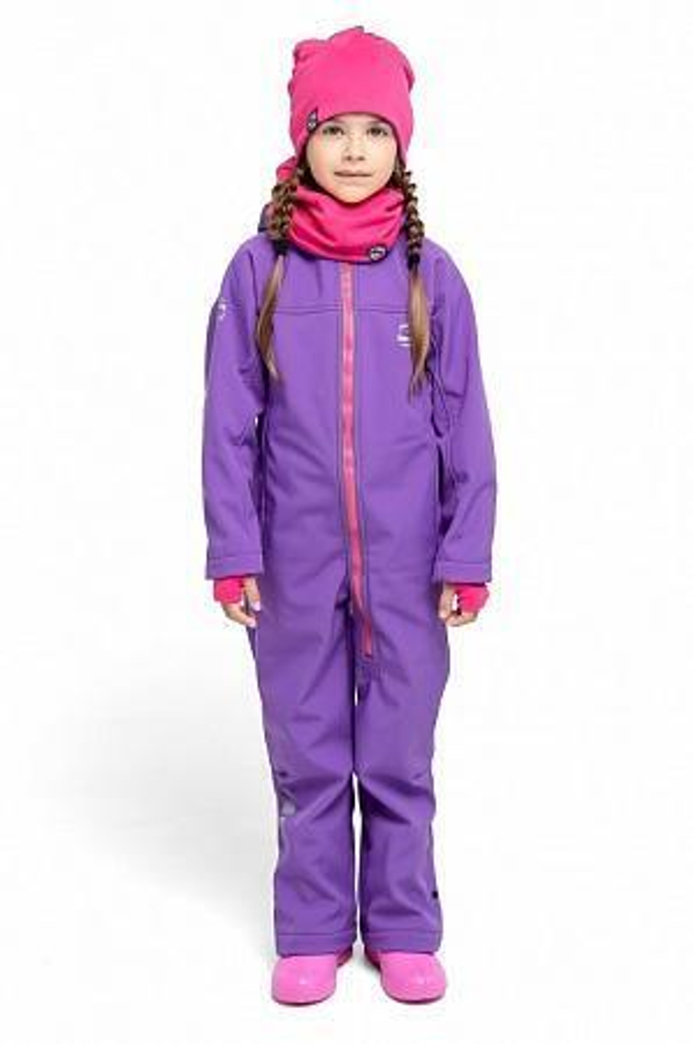 Комбинезон Softshell р. 98 фиолетовый/фуксия (Smail)