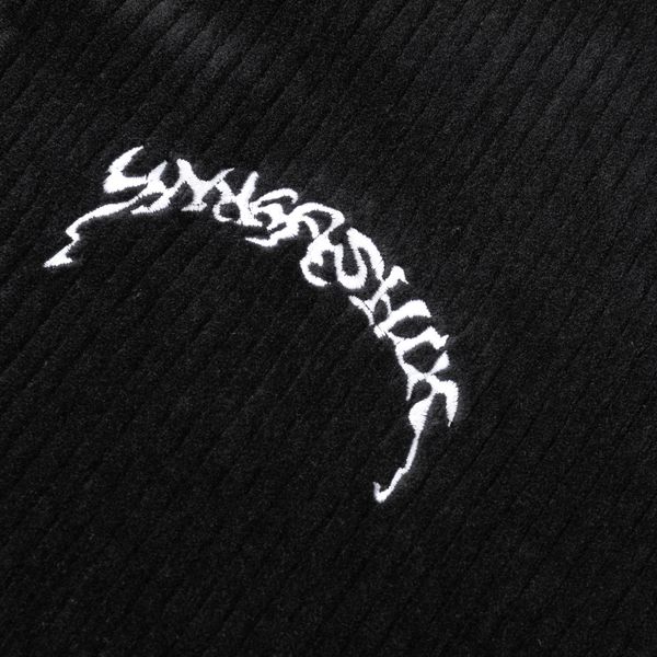 Толстовка Puff велюровая черная - фото 5