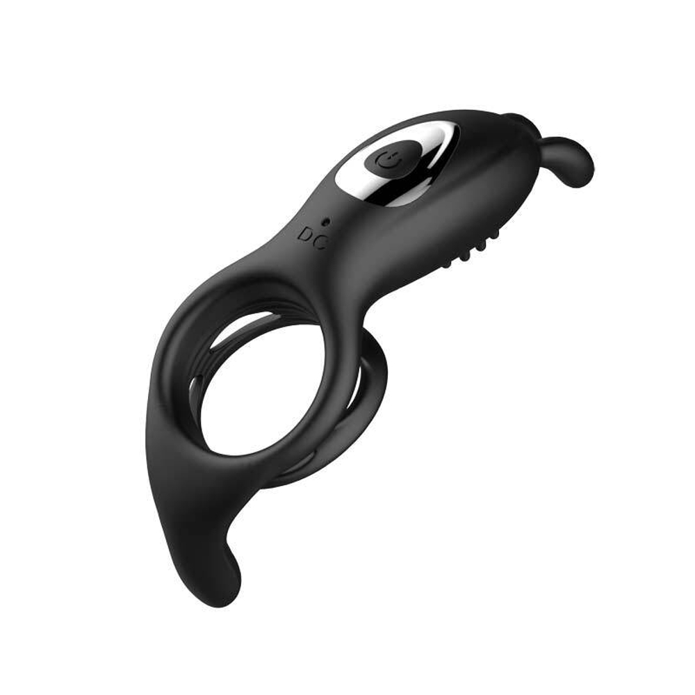 Эрекционное кольцо Secwell SW1003 с вибрацией и пультом ДУ, 12,2 см