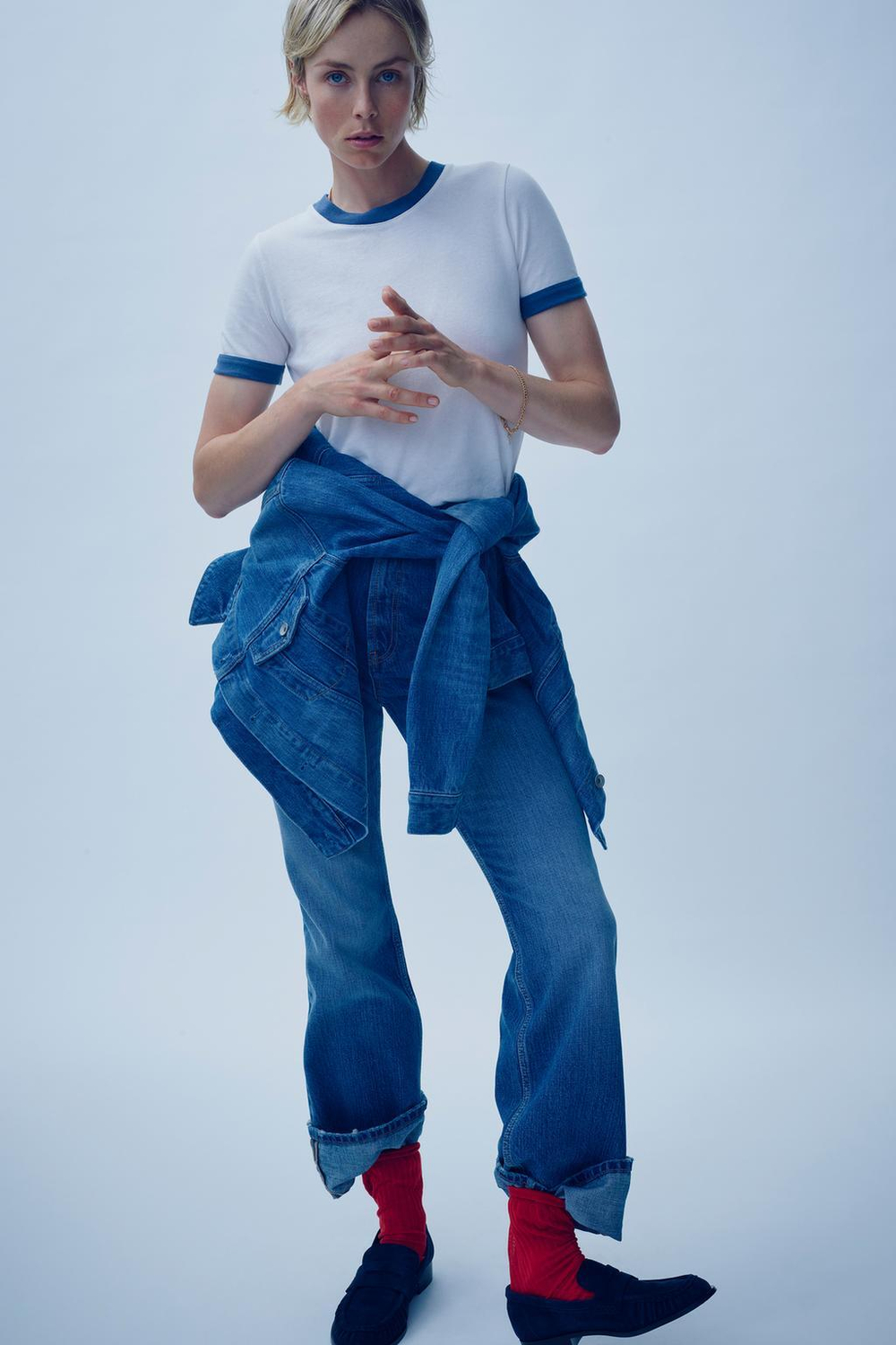 ZARA НАБОР ИЗ 3 БРАСЛЕТОВ-ЦЕПОЧЕК, ЗОЛОТИСТЫЙ