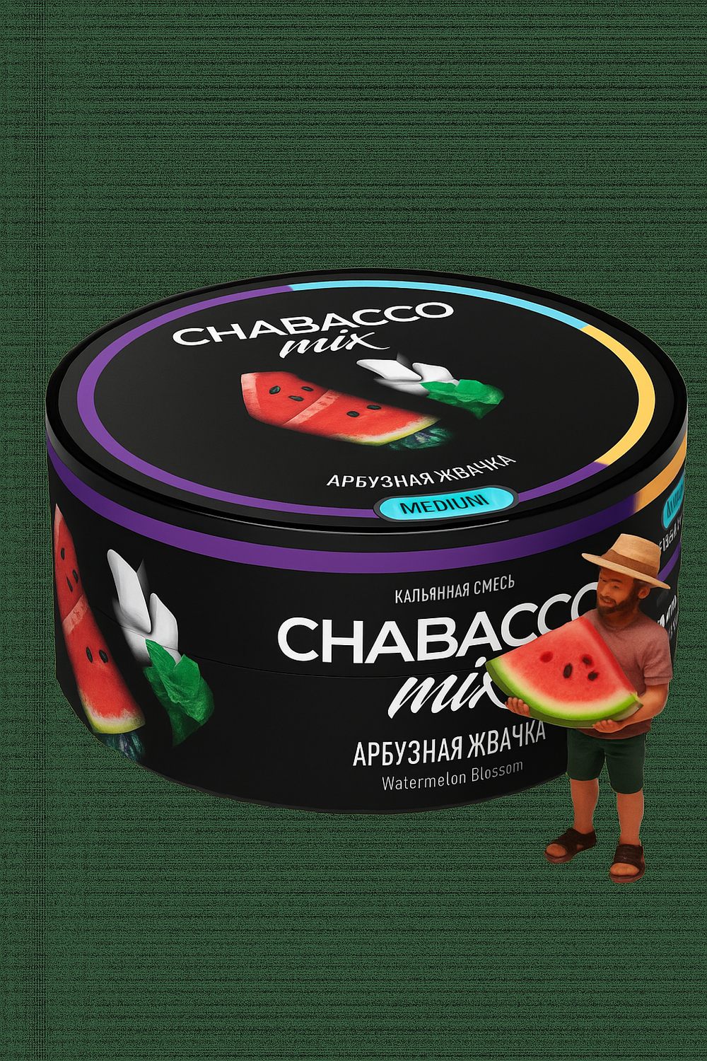 Chabacco Medium - Watermelon Gum (100g)